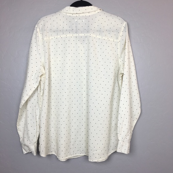 💋SOLD💋Old Navy Polkadot Button Down Long Sleeve - Picture 4 of 8